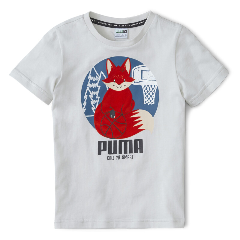 

PUMA Animals Suede Kids' T-Shirt, Gray