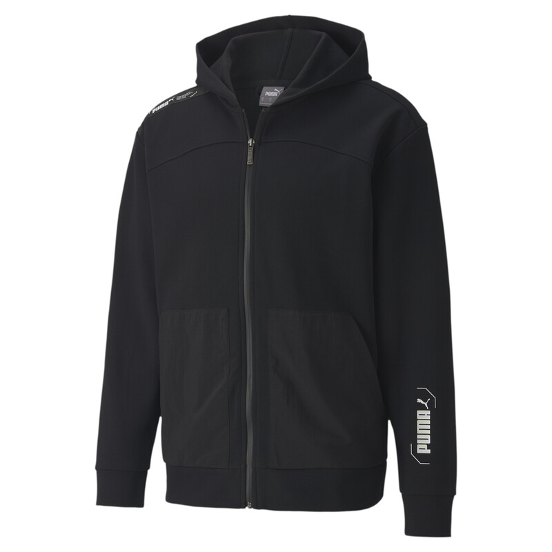 Men's PUMA NU-TILITY Full Zip Hoodie, Black