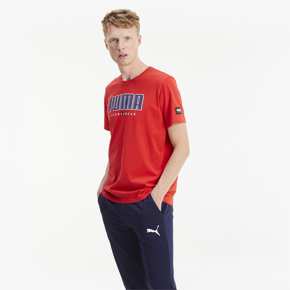 Athletics Erkek T Shirt Kirmizi Puma Puma Turkiye Resmi Alisveris Sitesi