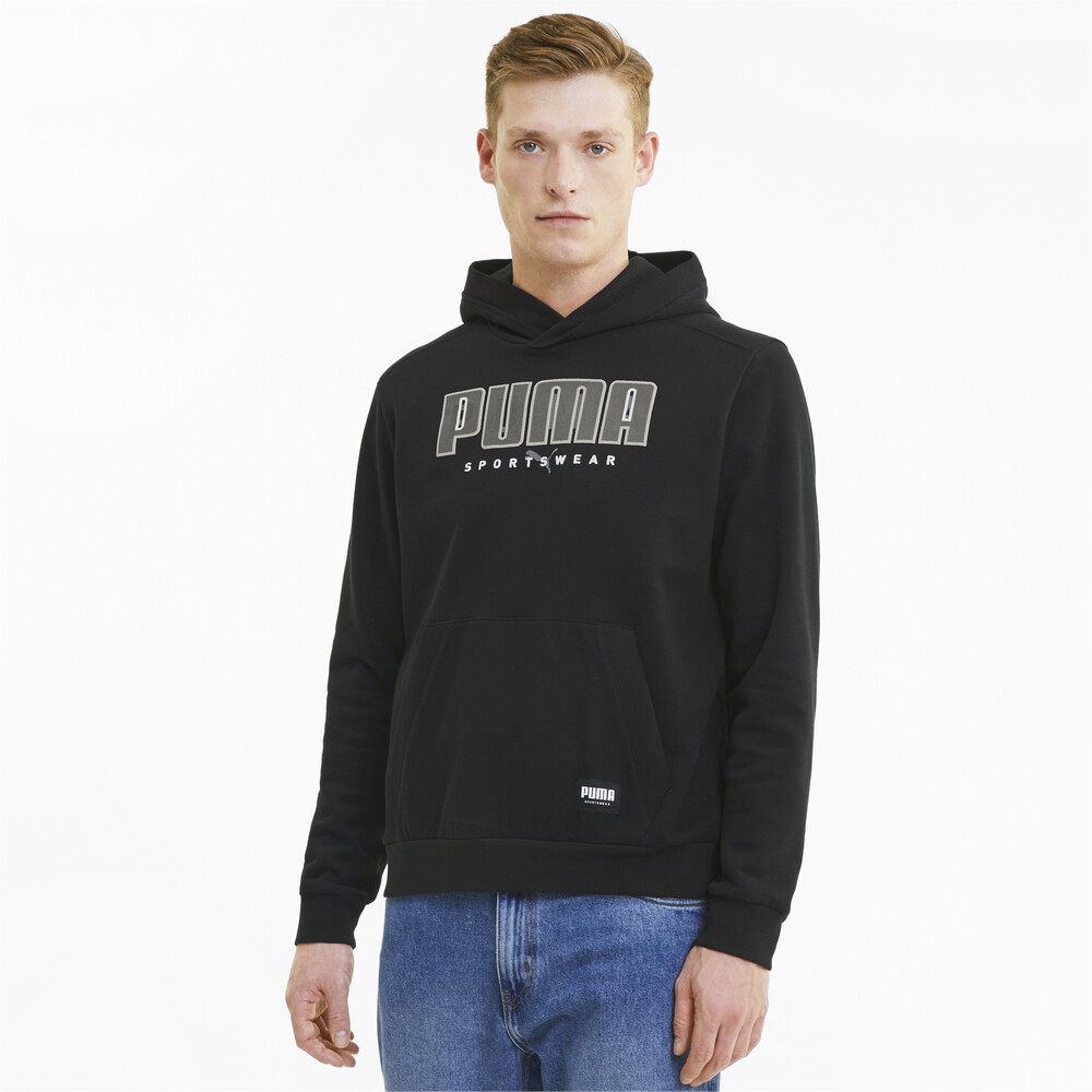Athletics Erkek Kapusonlu Sweatshirt Siyah Puma Puma Turkiye Resmi Alisveris Sitesi
