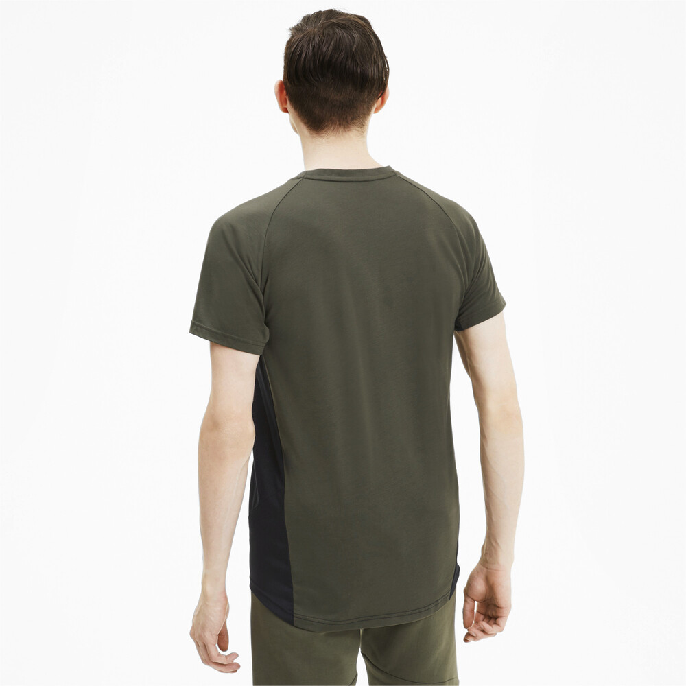 

PUMA - male - Футболка EVOSTRIPE Tee – Forest Night –, Зеленый