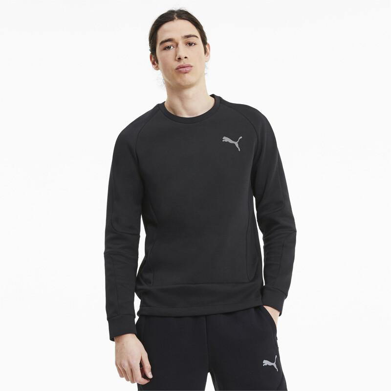 

Men's PUMA Evostripe Crew dryCELL Slim Fit Sweatshirt, Black