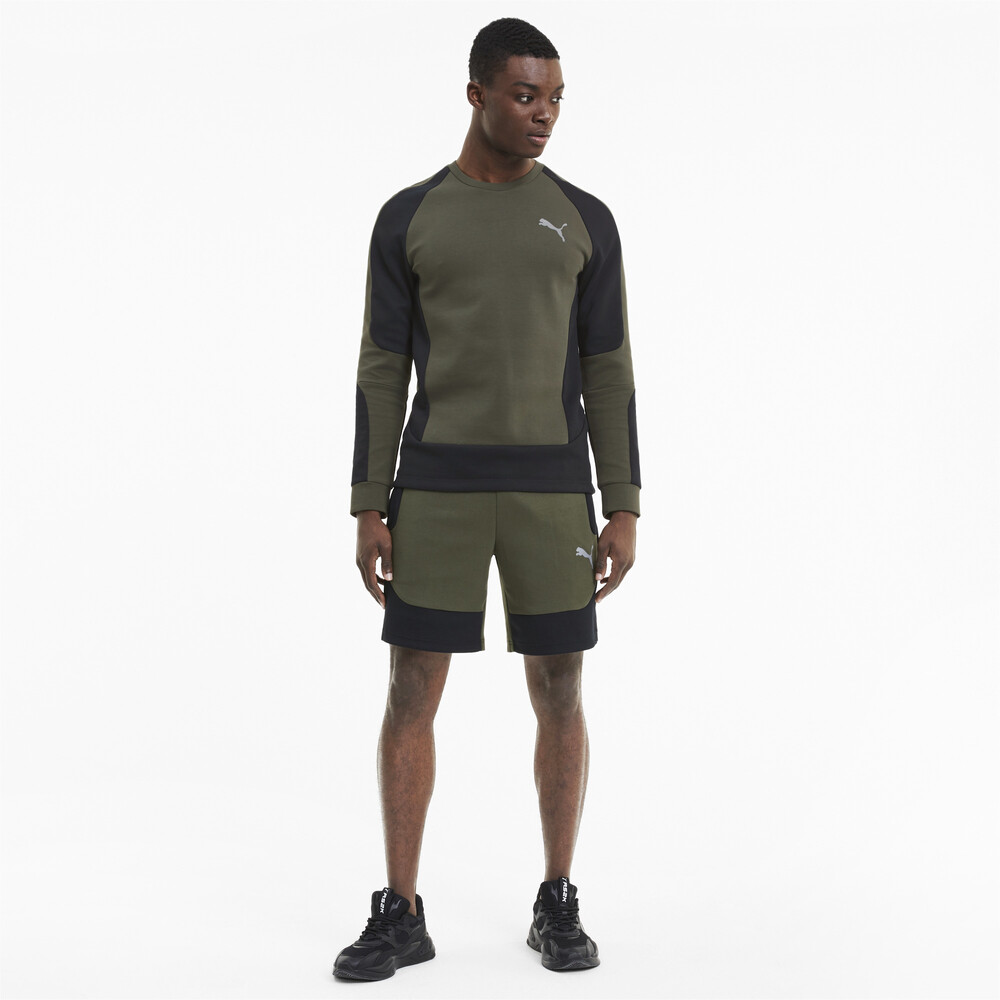 

PUMA - male - Толстовка EVOSTRIPE Crew – Forest Night –, Зеленый