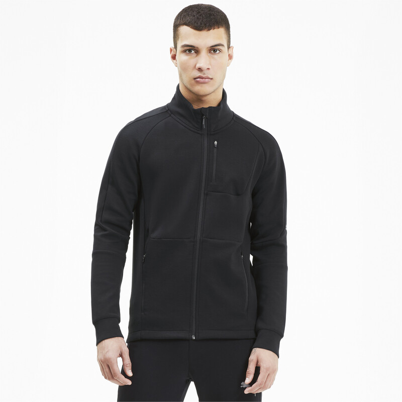 

Men's PUMA Evostripe dryCELL Slim Fit Track Jacket, Black