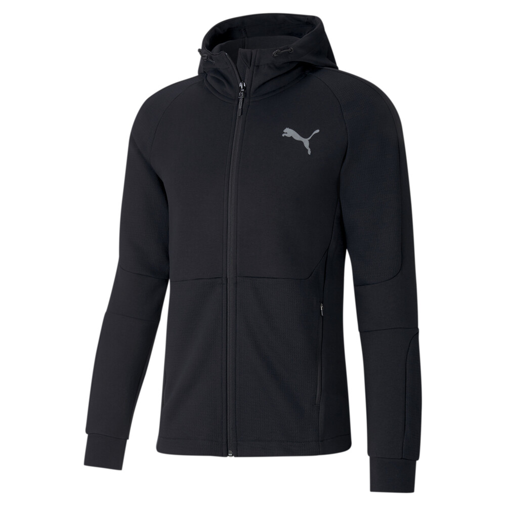 puma black hoodie jacket