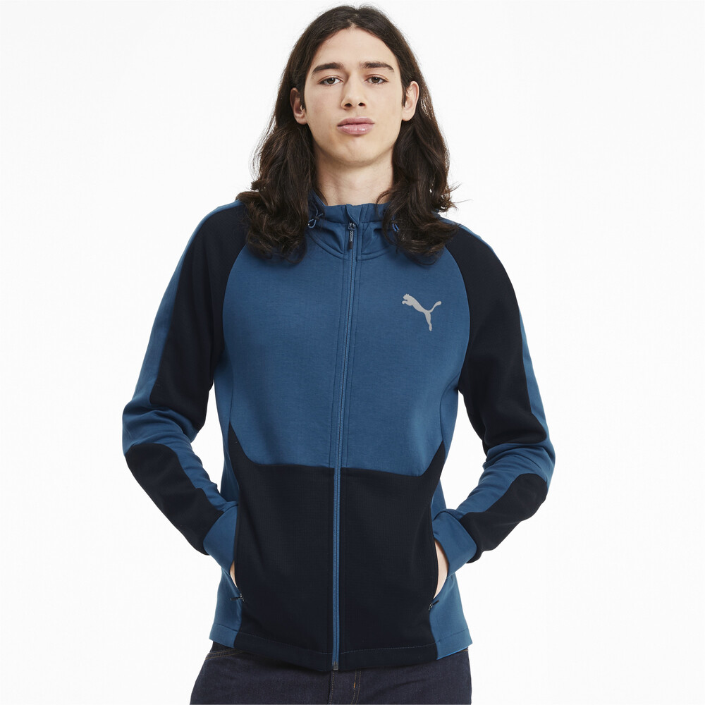 Blue puma hoodie clearance