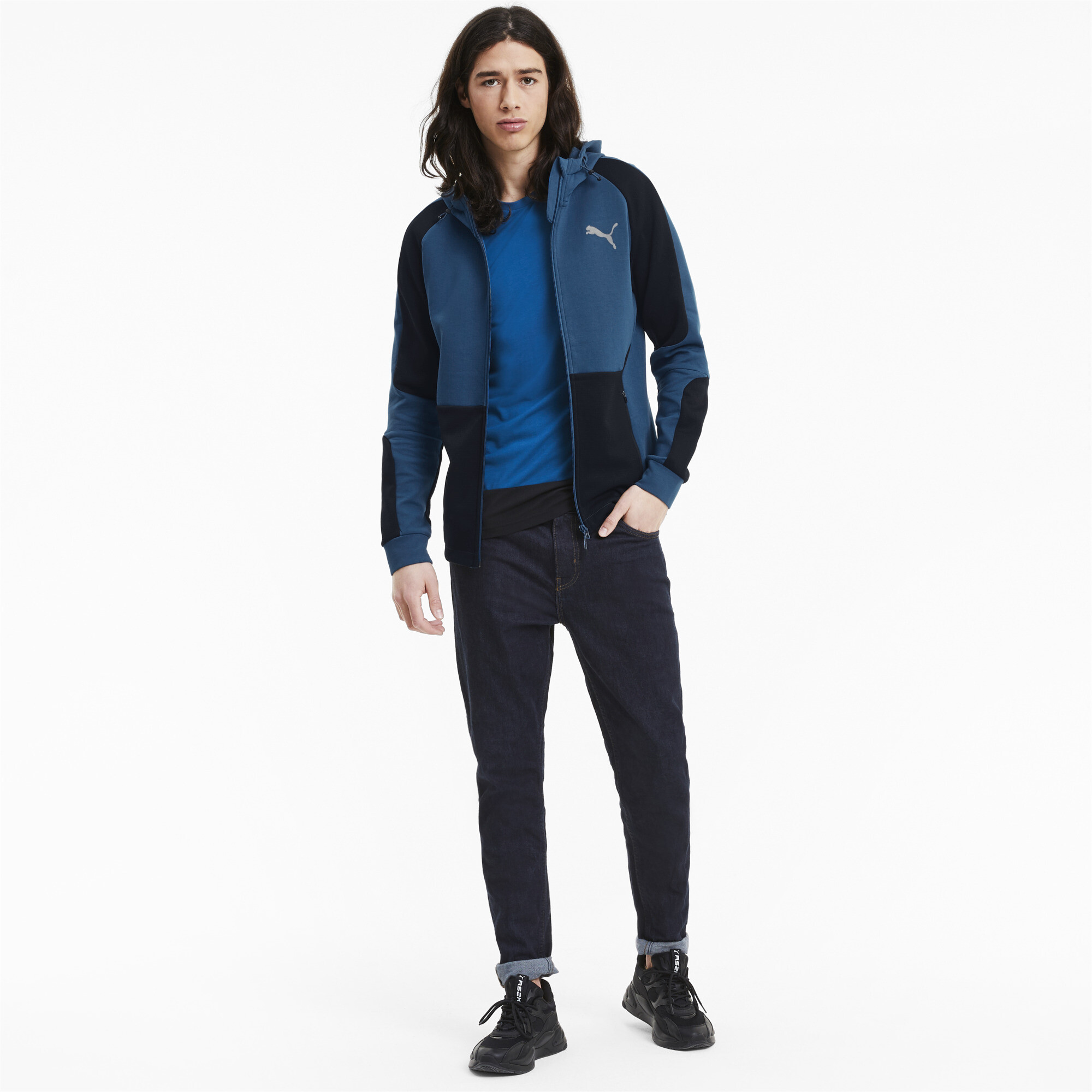 evostripe full zip men's hoodie