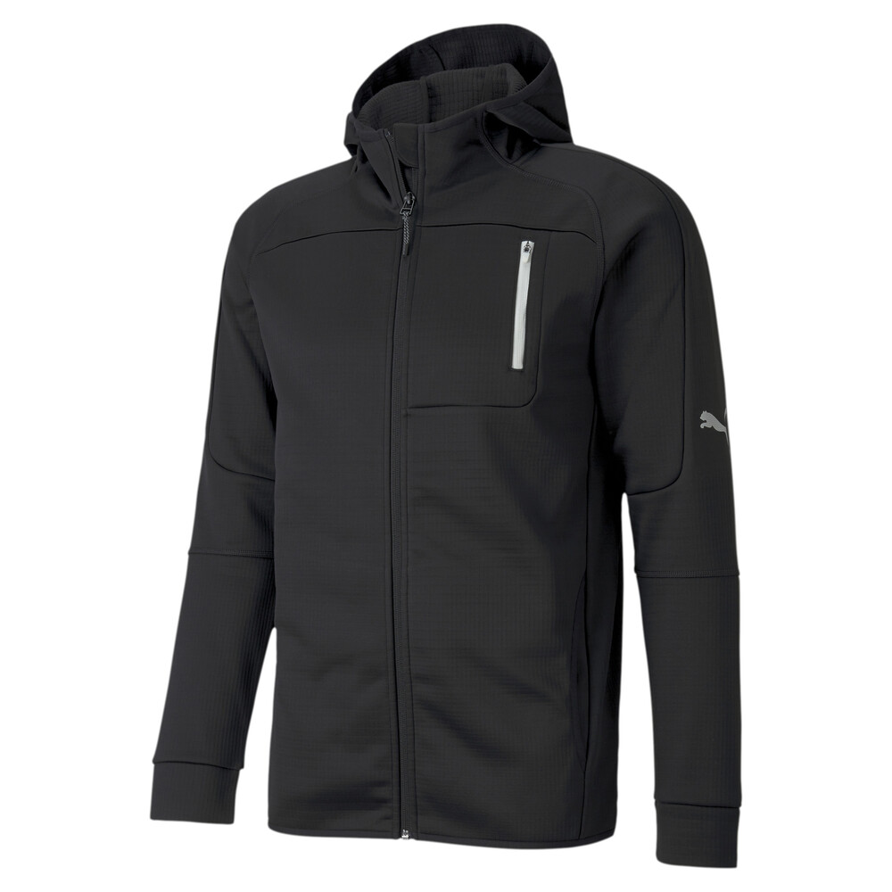 

PUMA - male - Толстовка EVOSTRIPE FZ Warm Hoodie – Puma Black –, Черный