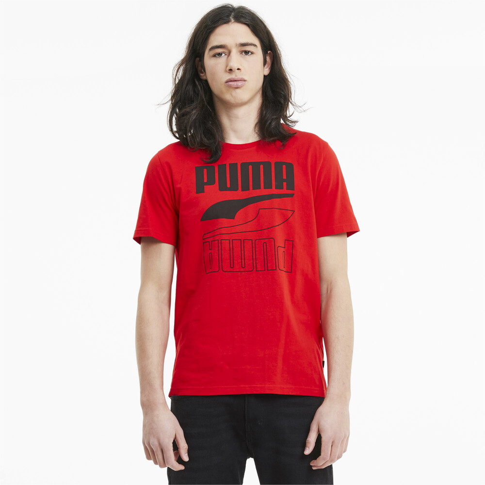Rebel Short Sleeve Men's Tee Red PUMA