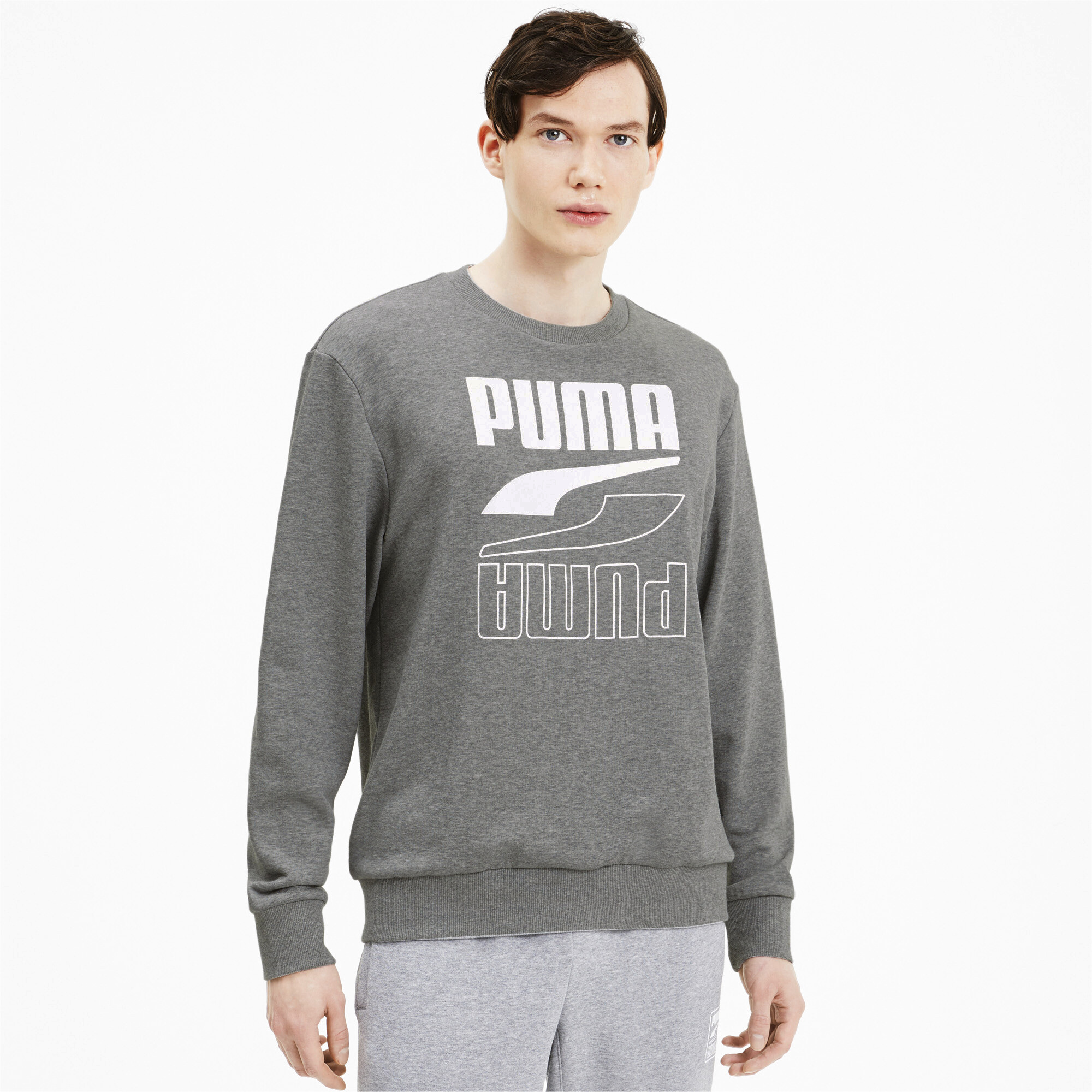 PUMA Men's Rebel Crewneck Sweatshirt | eBay