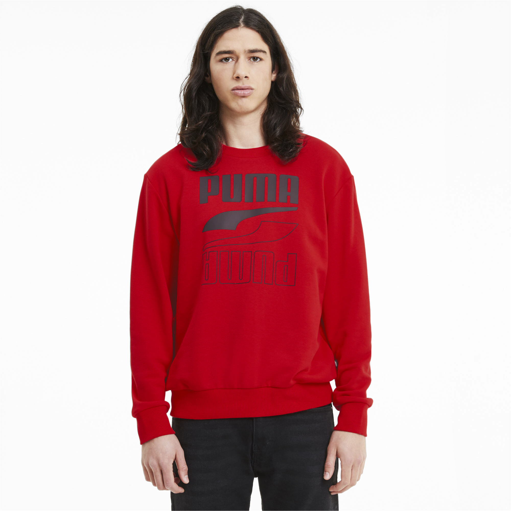 PUMA Men's Rebel Crewneck Sweatshirt | eBay