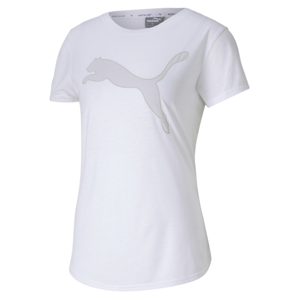 

PUMA - female - Футболка EVOSTRIPE Tee – Puma White –, Белый