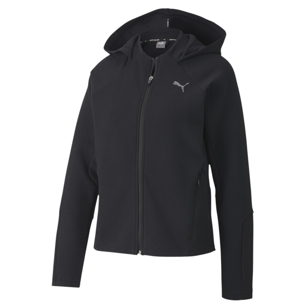 puma black hoodie jacket