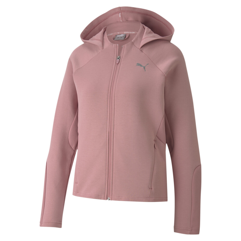 Chaqueta Con Capucha Y Cierre Completo Evostripe Para Mujer Rosa PUMA