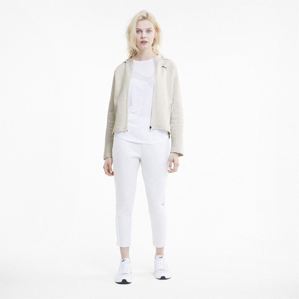 

PUMA - female - Толстовка EVOSTRIPE Full-Zip Hoodie – Puma White Heather –, Белый