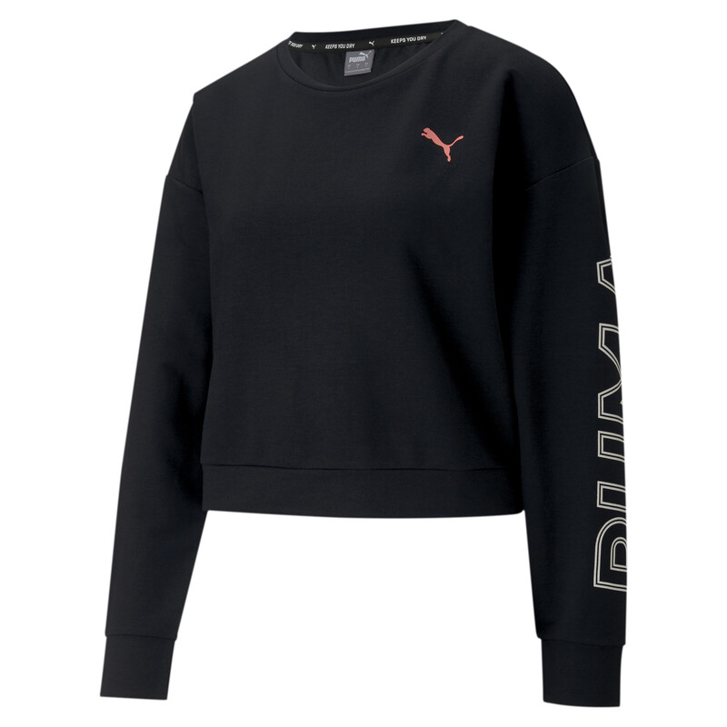 

Women's PUMA Modern Sports dryCELL Sweatshirt, Black/pink