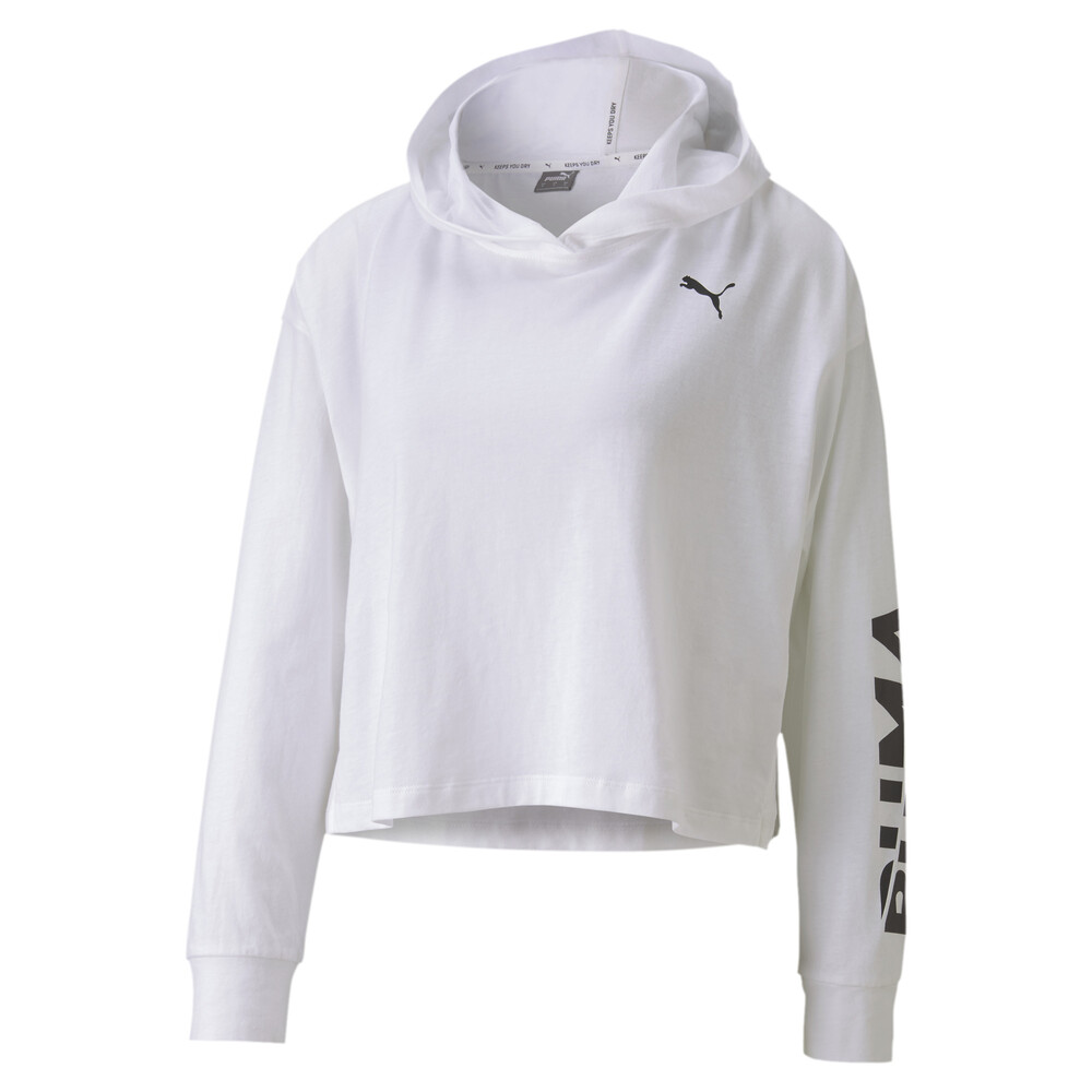 White puma hoodie Clearance