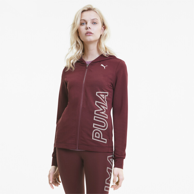 

Women's PUMA Modern Sports dryCELL Women’s Full Zip Hoodie, Burgundy