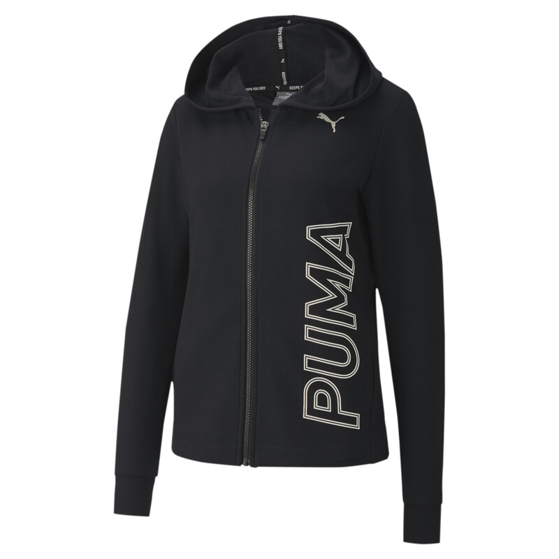 

Women's PUMA Modern Sports dryCELL Women’s Full Zip Hoodie, Black/pink