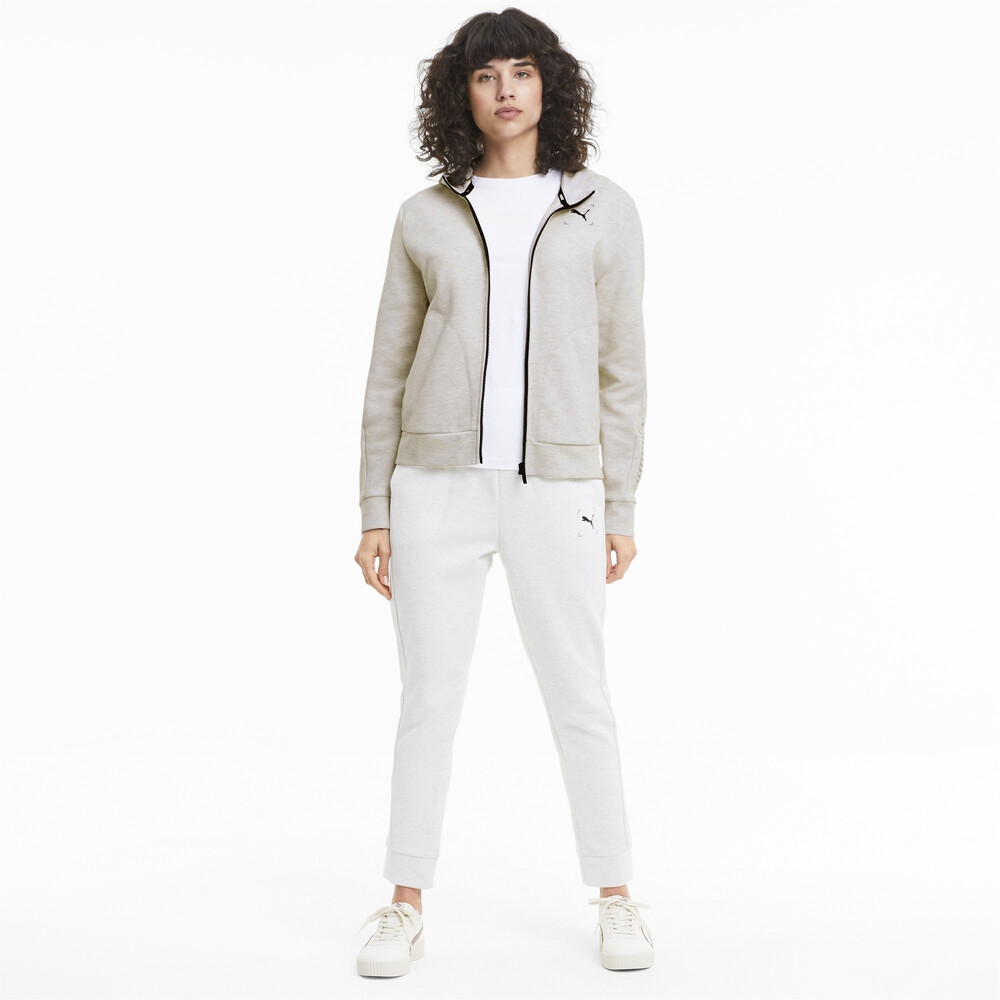 

PUMA - female - Толстовка NU-TILITY Full-Zip Hoodie – Puma White Heather –, Белый