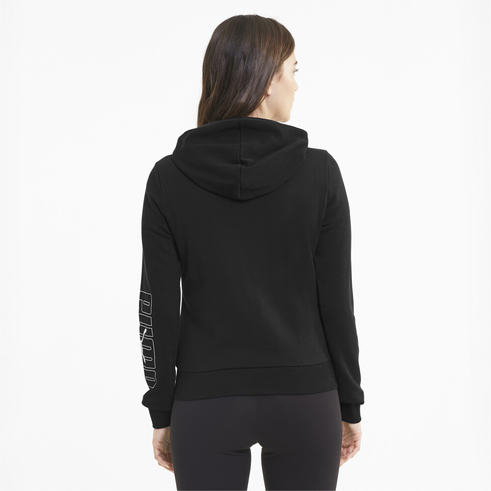 Rebel Full Zip Women's Hoodie Black PUMA
