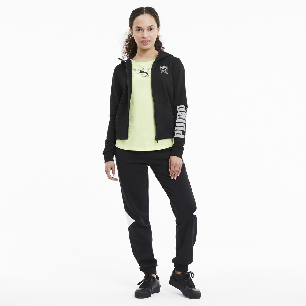 

PUMA - female - Толстовка Rebel Full-Zip Hoodie – Puma Black –, Черный