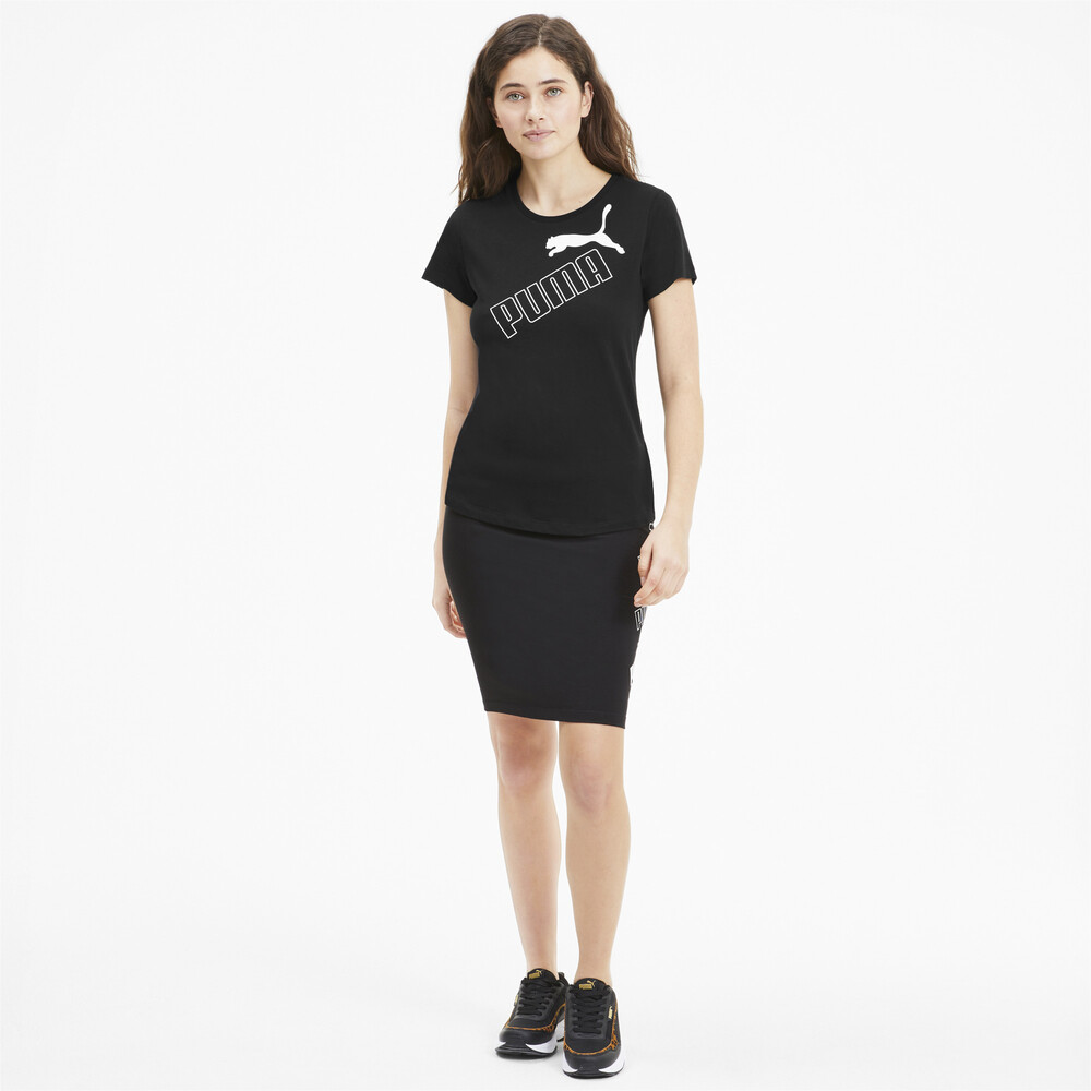 

PUMA - female - Футболка Amplified Graphic Tee – Puma Black –, Черный