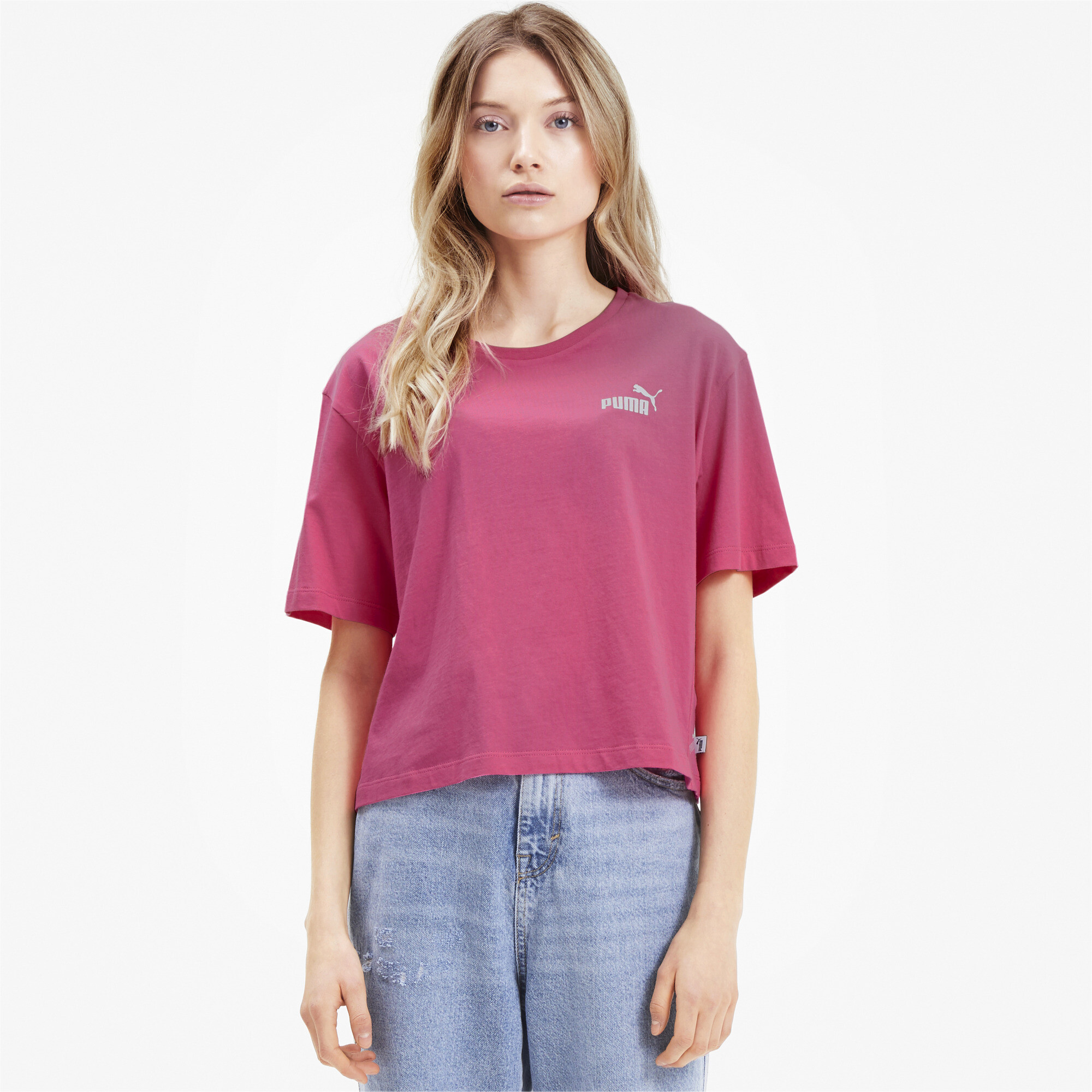 puma amplified cropped tee