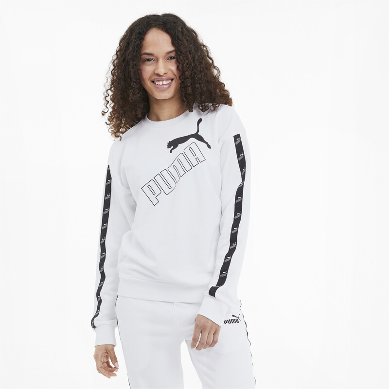 

Women's PUMA Amplified Crew Neck Sweatshirt, White