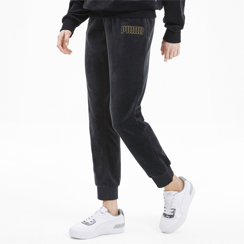 PUMA Modern Basics Velour Regular Fit Knitted Pants