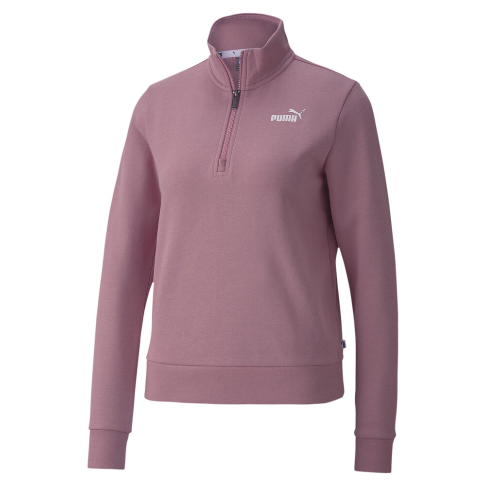 

PUMA - female - Толстовка ESS+ Half-Zip Crew – Foxglove –, Розовый