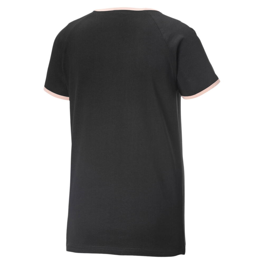 

PUMA - female - Футболка Contrast Ringer Tee W – Puma Black –, Черный