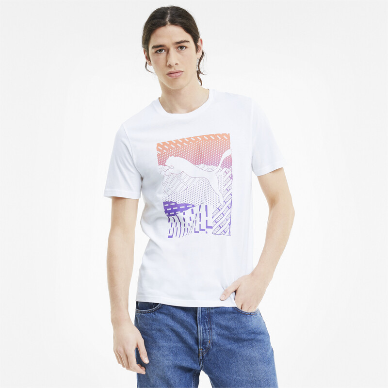 

Men's PUMA Cat Box Regular Fit T-Shirt