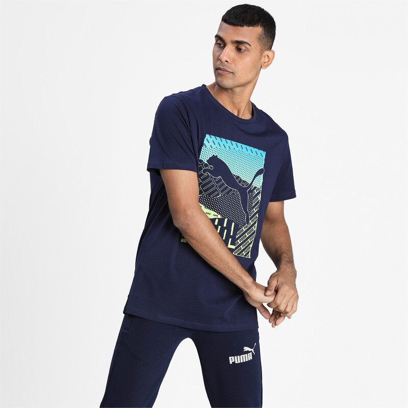 

Men's PUMA Cat Box Regular Fit T-Shirt