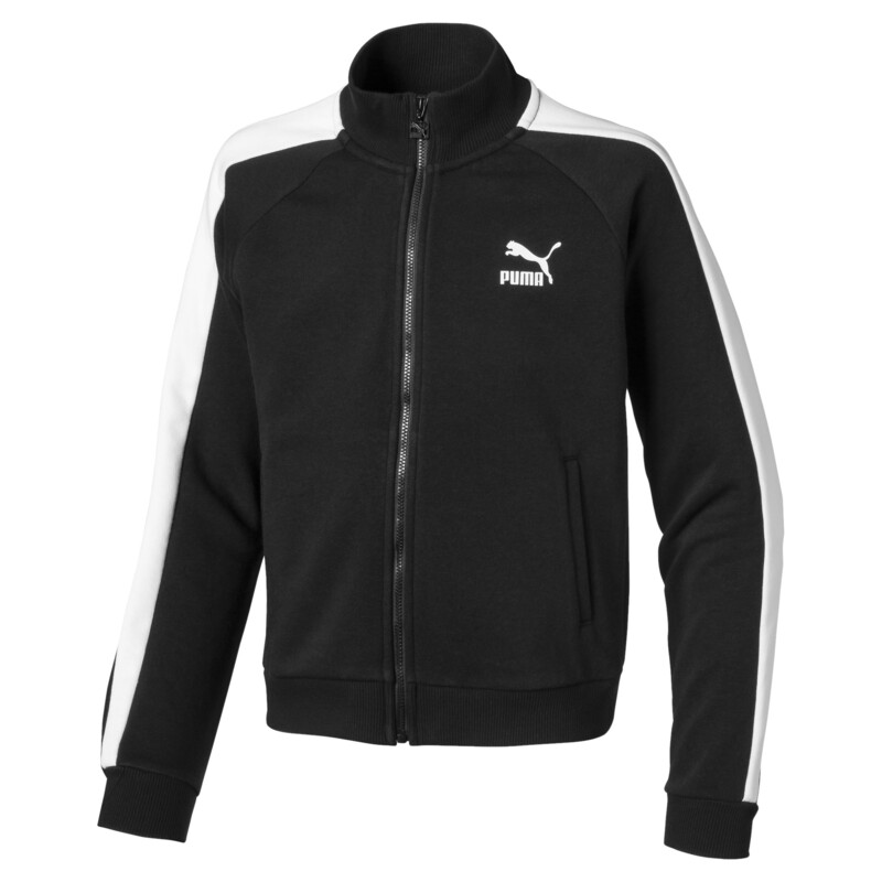 

PUMA Classics T7 Kid's Track Jacket, Black