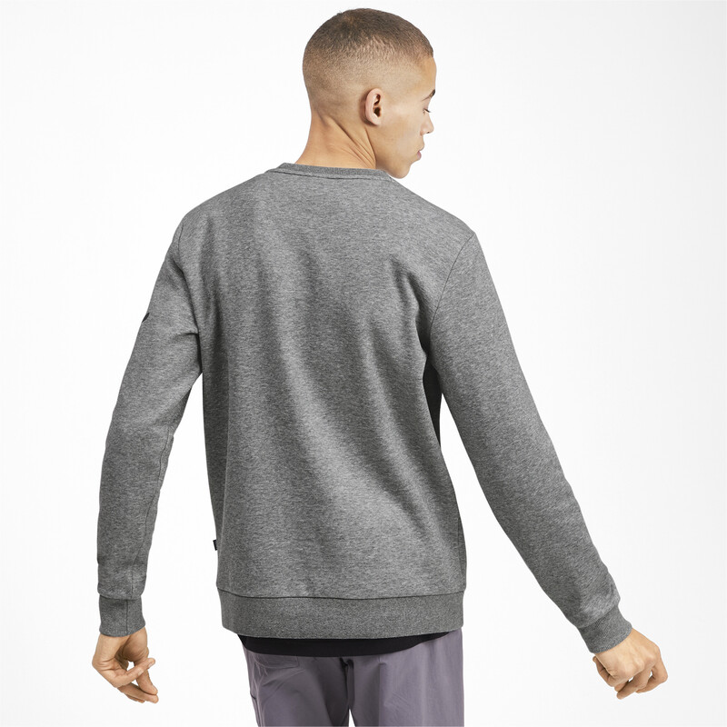 

Men's PUMA Big Logo Crew FL Sweatshirt, Gray
