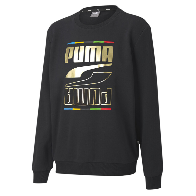 

PUMA Rebel 5 Continents Crew Neck Kid's Sweater, Black