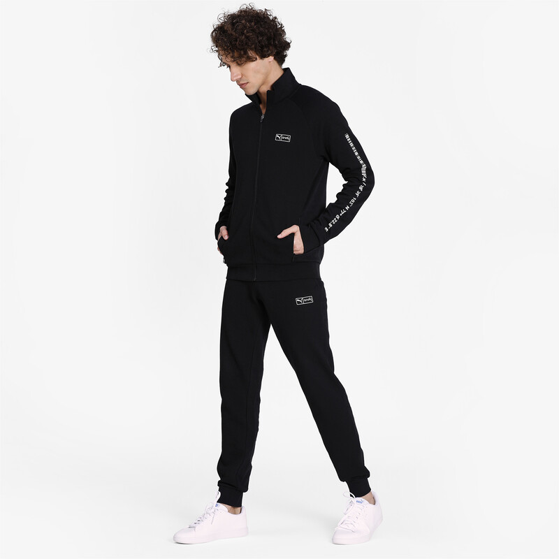 

PUMA X One8 Knitted Full-Zip Sweatshirt, Black