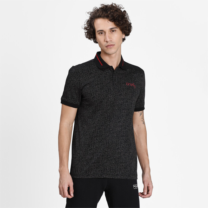 

PUMA X One8 Printed Polo, Black