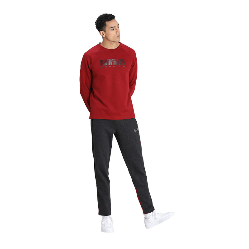 Men's PUMA X One8 Crew-Neck Sweatshirt, Red