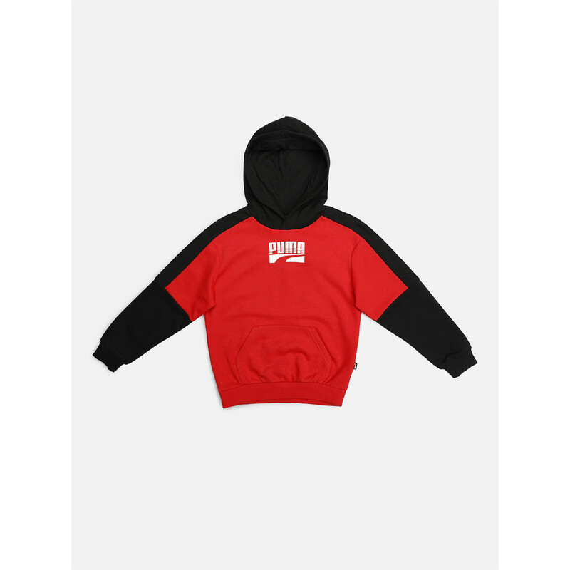 

PUMA Rebel Block Boy's Hoodie, Red
