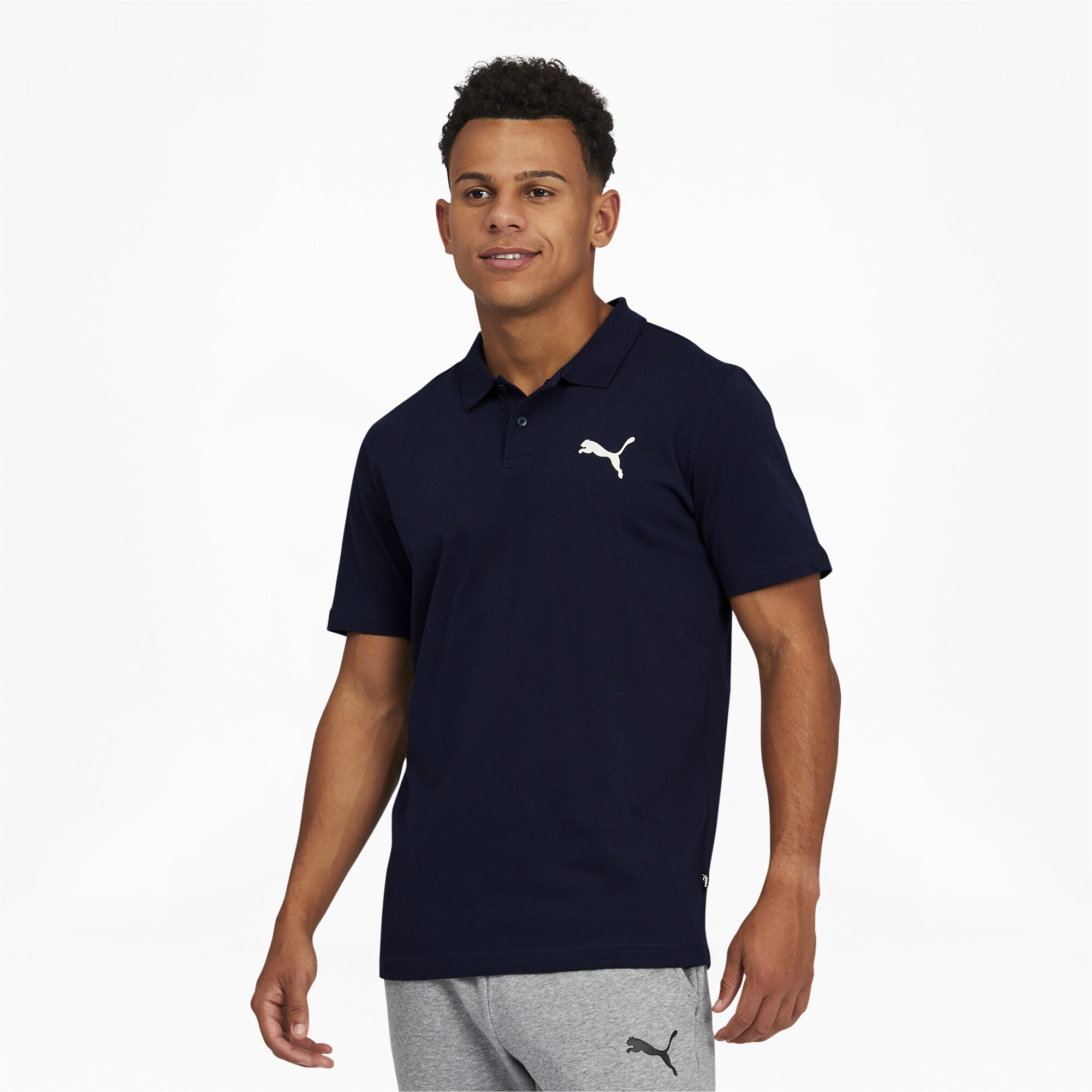 puma jersey polo shirt mens