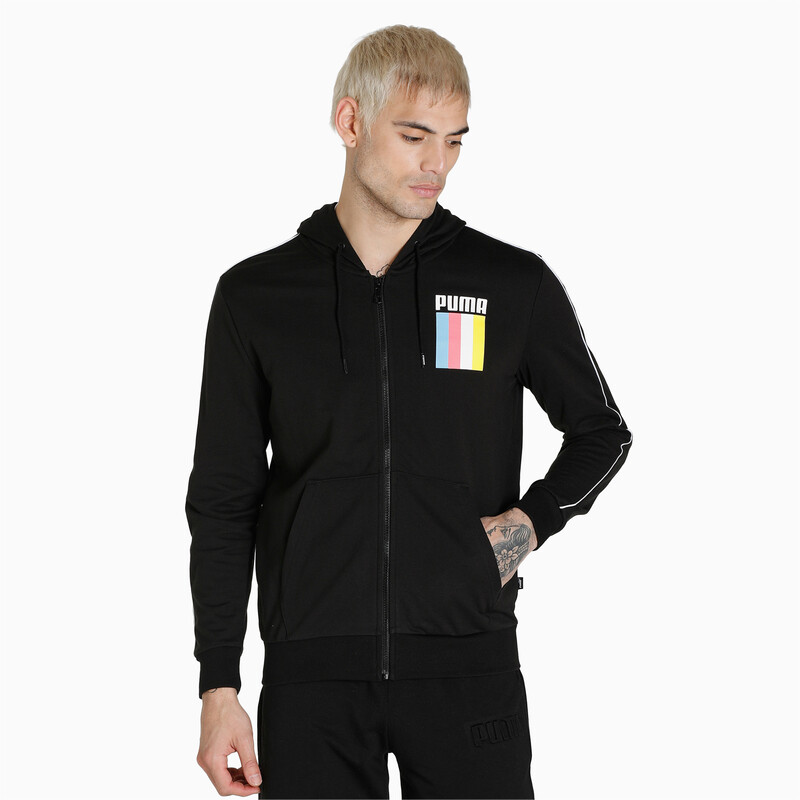 Men's PUMA Celebration Full Zip Hoodie, Black