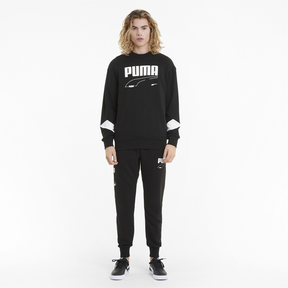 фото Толстовка rebel crew neck men's sweater puma
