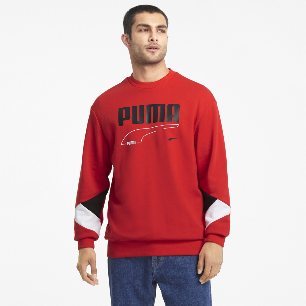 фото Толстовка rebel crew neck men's sweater puma