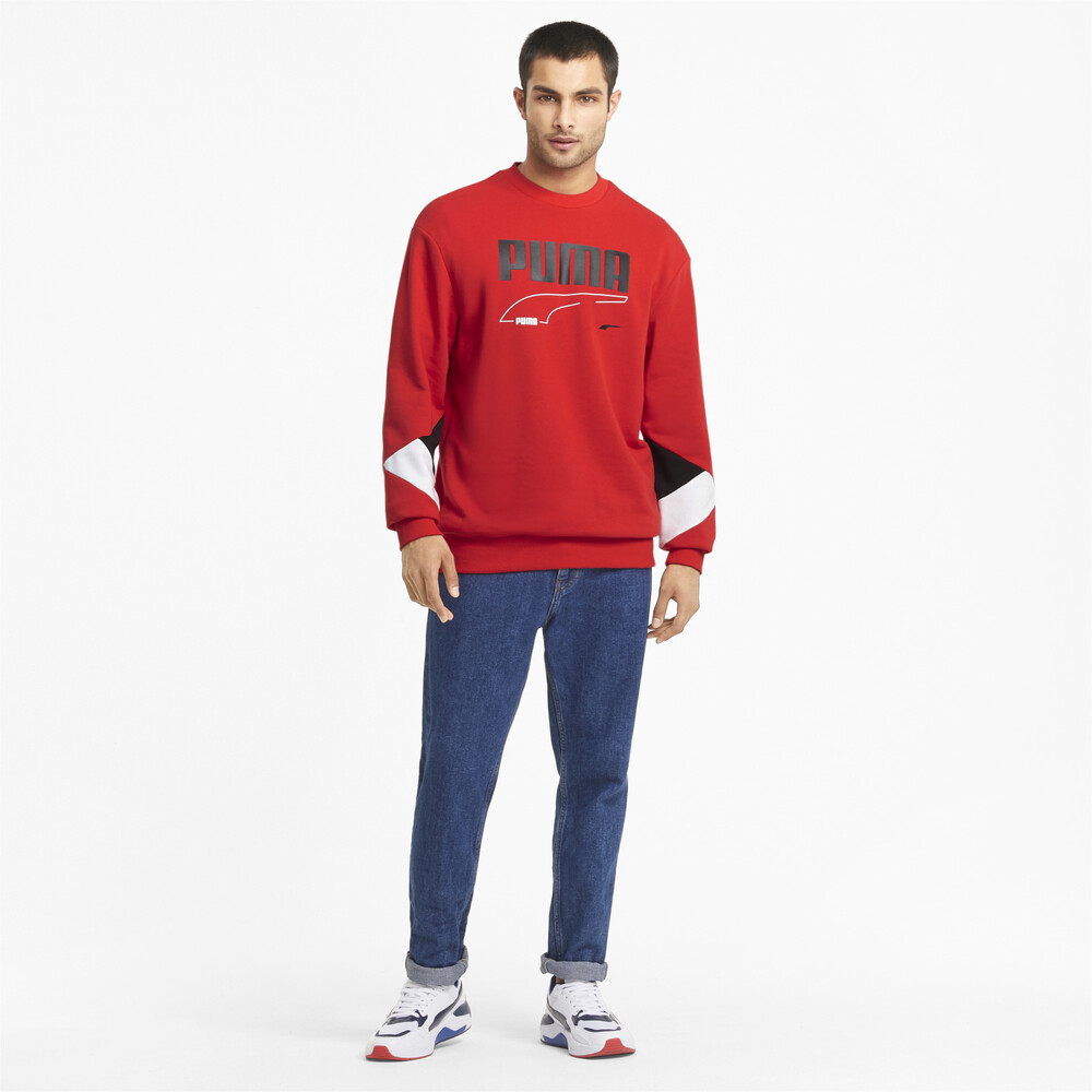 фото Толстовка rebel crew neck men's sweater puma