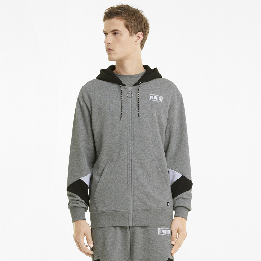 фото Толстовка rebel full-zip men's hoodie puma