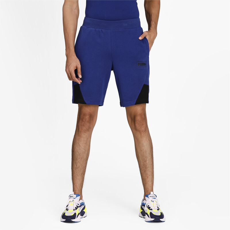 

Men's PUMA Rebel Shorts, Black/blue