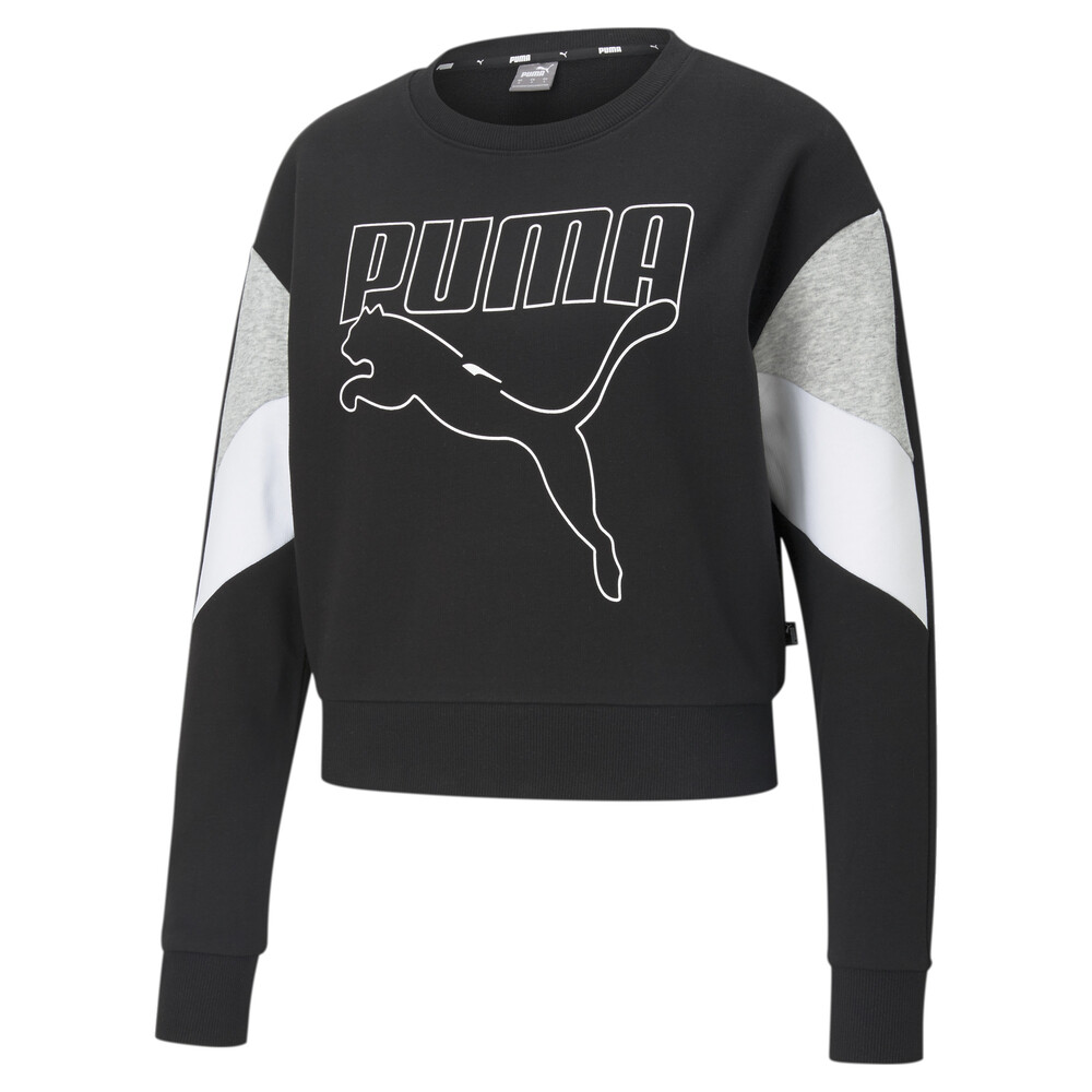 фото Толстовка rebel crew neck women's sweater puma