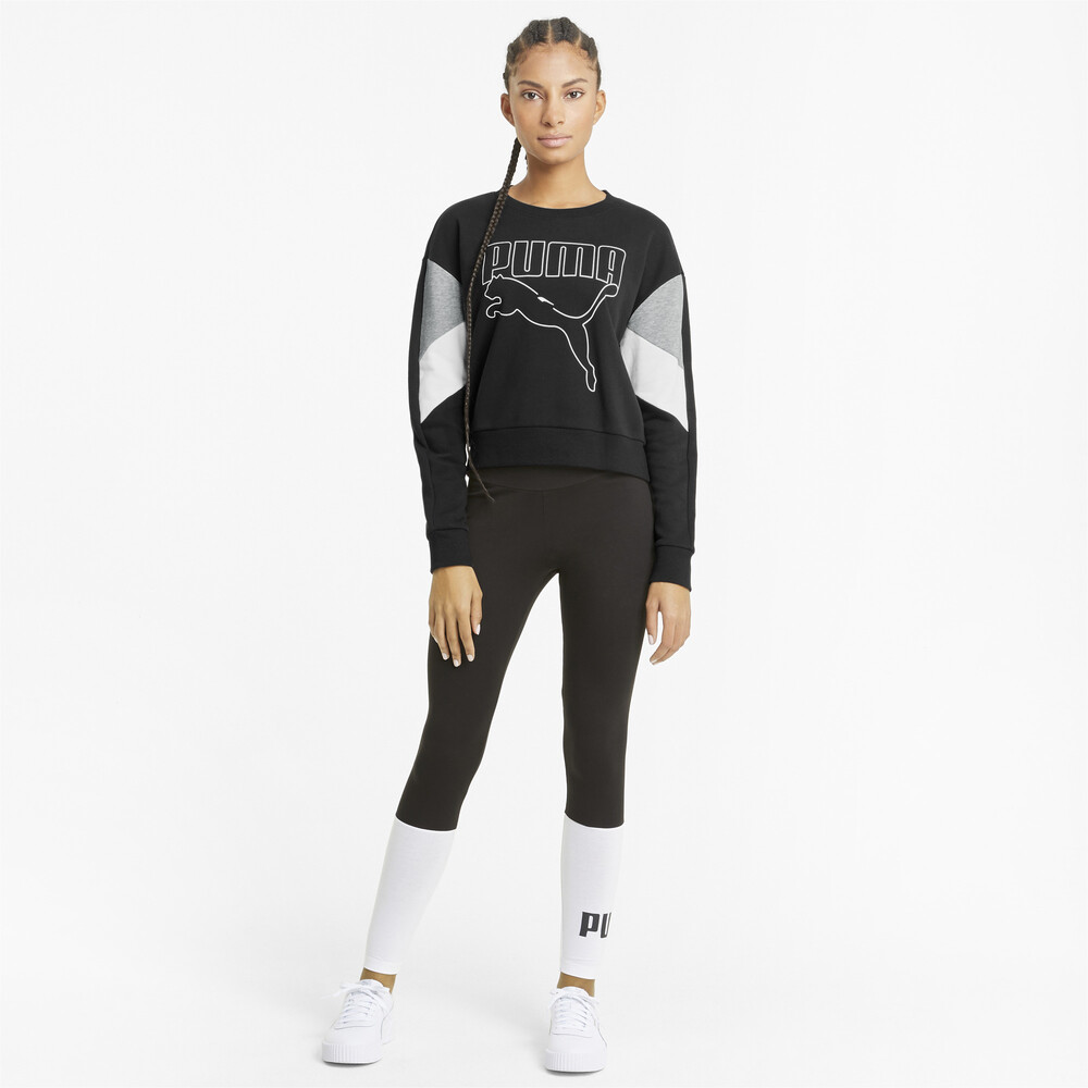 фото Толстовка rebel crew neck women's sweater puma